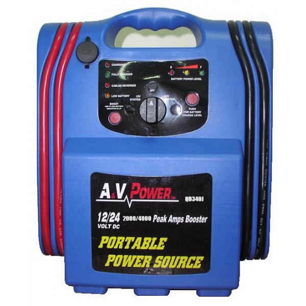 12/24v Professional Jump Starter + Reverse Polarity Protect